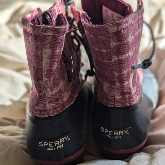 Girls Spring Waterproof Sperry Duck Boots - Picture 5 of 8